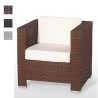 Sillón de bar de ratan con cojin GIBRALEON