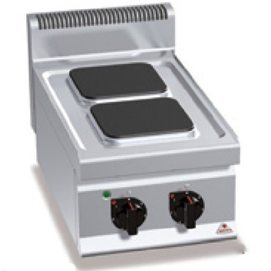 Cocina Eléctrica Fondo 70 - 2 Fuegos 5.2 kw. E7PQ2B