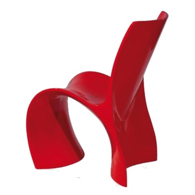 Silla de diseño roja Ibi