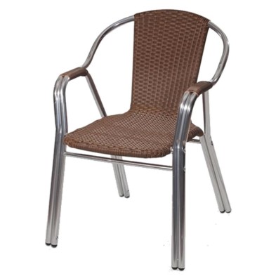 Sillón de bar para terraza trenzado PILAS HOUSTON DELUXE