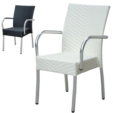 Sillón Rattan sintético RASCAFRÍA Aluminio