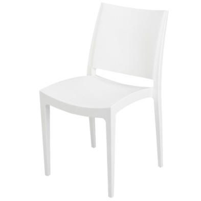 Silla de bar blanca Alfaro