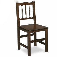 Silla de Madera asiento de enea MR10 2