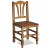 Silla de Madera para bar asiento de madera