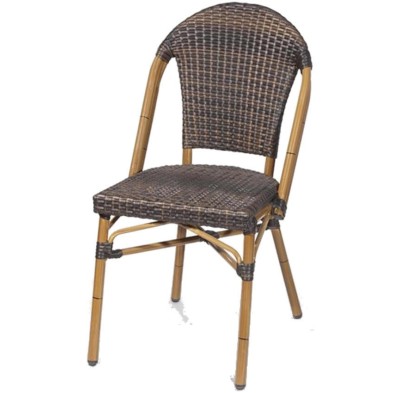 Silla de Terraza MERCADAL Aluminio y rattan