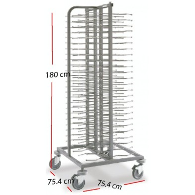 Carro Pota-Platos 100 und. Ø 66 cm. 75.4x75.4 - CPP-100