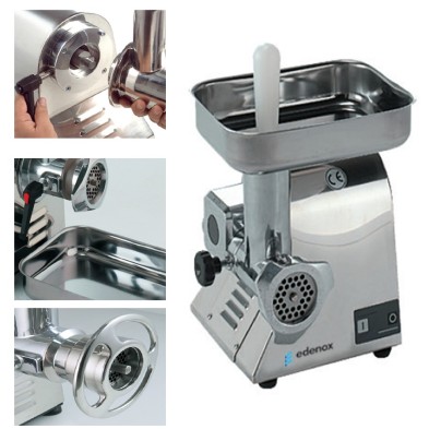 Picadora de Carne Inox Boca Ø 6 cm. 380 W -PI-8