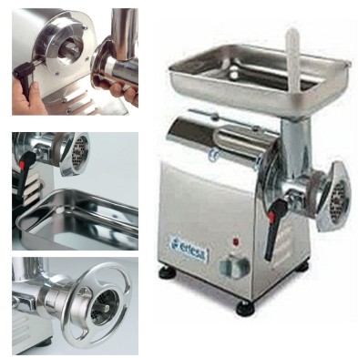 Picadora de Carne Inox Boca Ø 7 cm. 750 W -PI-12