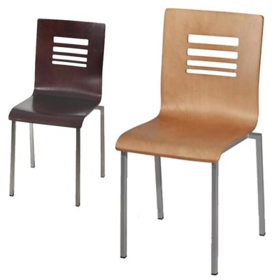 Silla de bar de madera SOLANA