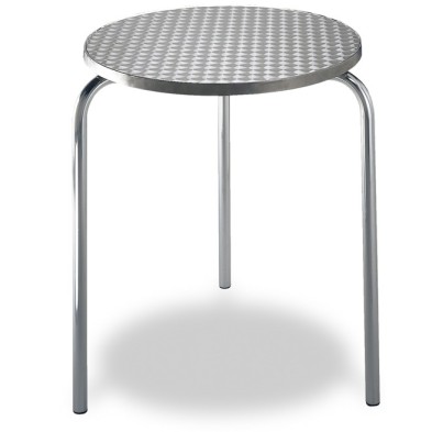 Mesa de terraza tablero inox Riosa