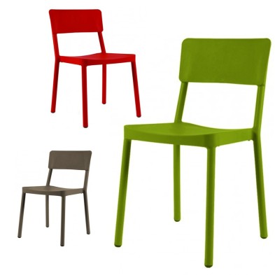 Silla de bar de polipropileno