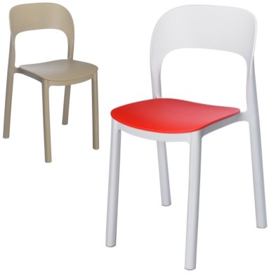 Silla de bar CABANILLAS de polipropileno