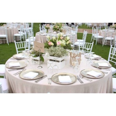 Mesa Catering Redonda 180 cm. ORTIGUEIRA