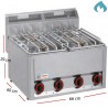 Cocinaa Gas  Eco Fondo 60- 4 Fuegos 3 - 3.6 Kw