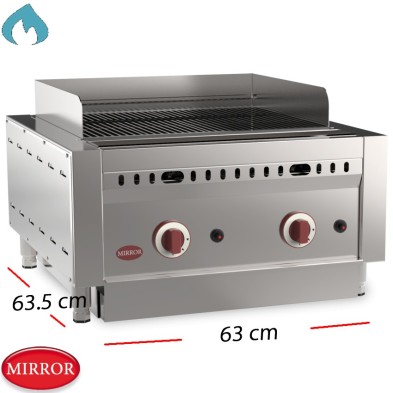 Plancha para cocinas profesionales 72.5x72.5cm- 10 Kw.