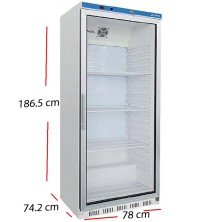 Nevera Alta Refrigerada 600 L. 77.5x69.5 cm - APS-601