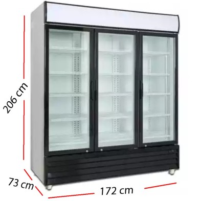 Cámara de frío 4 puertas Inox 675 W- ARCH-1204