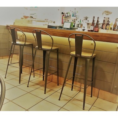 Taburete de Forja LLANERA para Hostelería