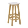 Taburete de Bar Asiento Madera- CAMPANARIO