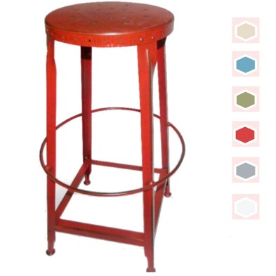 Taburete Indsutrial Envejecido New York