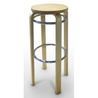 Taburete de Madera alto para bar- BIESCAS