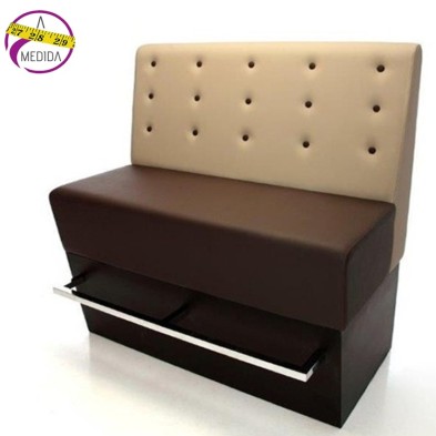 Bancos para restaurantes Tapizado- Madera- 37-Tech Alto