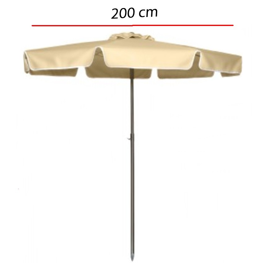 Sombrilla de terraza Acríico y mastil acero -200 cm COSTA