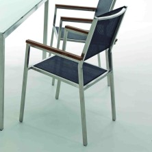 Conjunto para terrazas Borox en acero inox 2