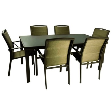 Conjunto de mobiliario para jardines Serra