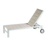 Tumbona de hostelería Viso acolchada