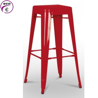 Taburete alto de acero Brillante Retro- AINSA