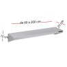 Estanteria de pared inox de 100 x 25 cm F0100201