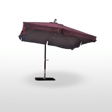 Parasol Padrenda con mástil de madera