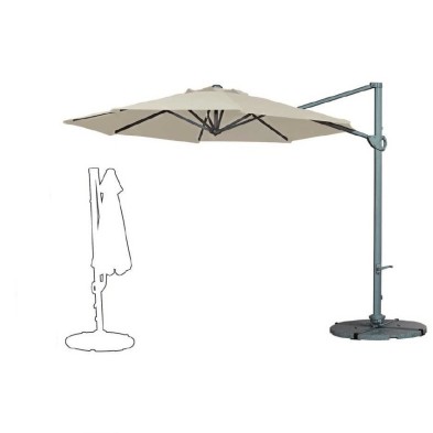 Parasol de terraza Monfero cuadrado 3x3 m