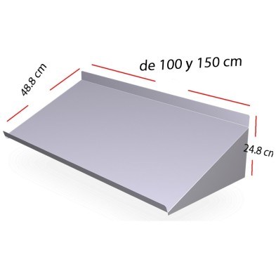 Estante de Polietileno Mural de Pared 06-013206