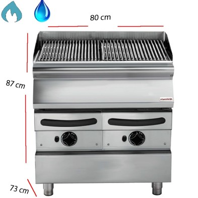 Barbacoas de agua gas Parrilla inclinada 40 x73 cm- SV 74 GRACQG