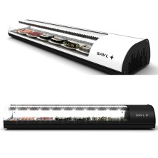 Vitrina de sushi refrigerada desde 4 a 10 platos