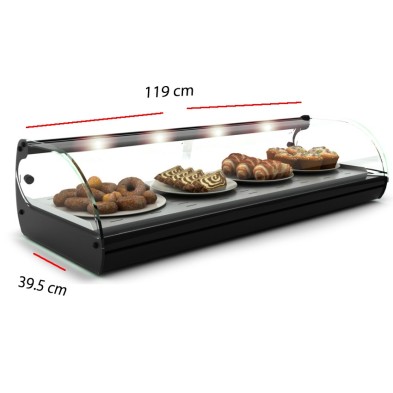 Vitrina caliente con calor seco para bollería 51-SH6+