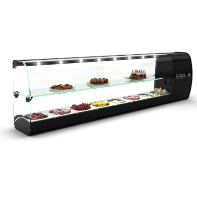 Vitrina fría de tapas fondo especial de 6 y 8 bandejas