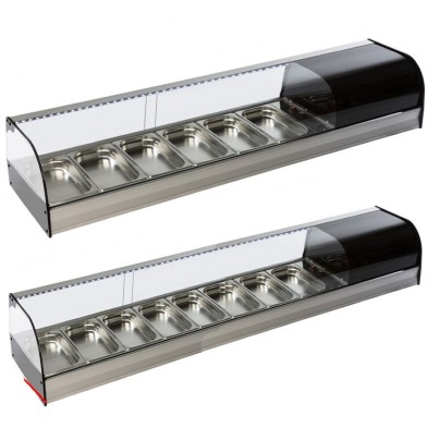 Vitrina de Tapas Con 4- cubetas 08-FR-4i+