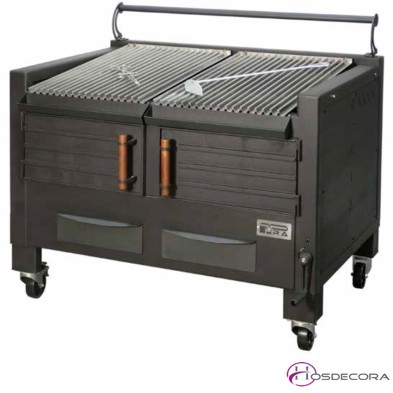 Barbacoas de carbón 100 comensales- Acanalada