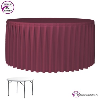 Mantel para mesa Planet-160 plisada - Paramunt