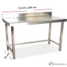 Mesa de trabajo con peto fondo 90 cm- Largo de 60  a 280 cm.