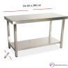 Mesa de trabajo estante fondo 90 cm- Largo de 60  a 280 cm.