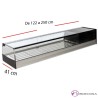 Expositor de Platos Cristal recto -122 cm VIRi -Leds