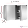 Armario inox para colgar 50 x40 
