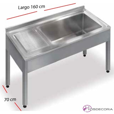 Fregadero de gran capacidad 