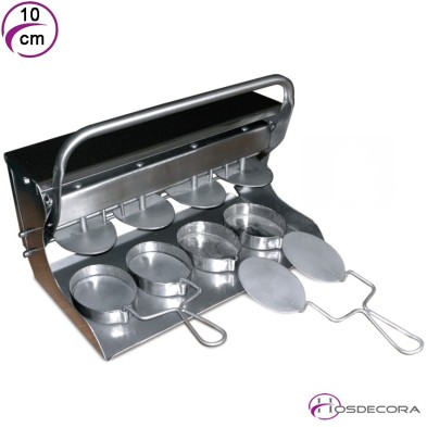 Aplasta Hamburguesas 06-441850 Inox Doble