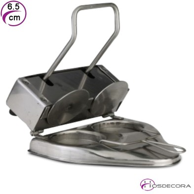 Aplasta Hamburguesas Redonda 06-441846  Doble