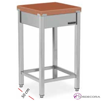 Mesa baja  inox Central  200 x 60 cm -Altura 60cm